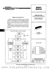 MC6875 datasheet pdf Motorola