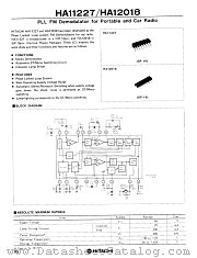 HA11227 datasheet pdf Hitachi Semiconductor