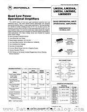 LM2902ND datasheet pdf Motorola