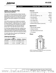 HA1-2539-2 datasheet pdf Intersil