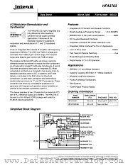 HFA3783IN96 datasheet pdf Intersil