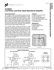 CLC5644IN datasheet pdf National Semiconductor