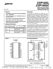 CDP1855E datasheet pdf Intersil