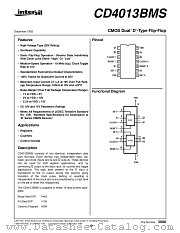 CD4013 datasheet pdf Intersil