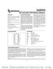 BQ2203ASNN datasheet pdf Texas Instruments