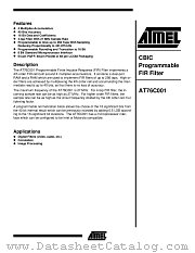 AT76C001 datasheet pdf Atmel