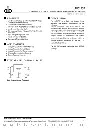 AIC1737-30 datasheet pdf Analog Integrations Corporation