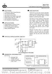 AIC1741 datasheet pdf Analog Integrations Corporation