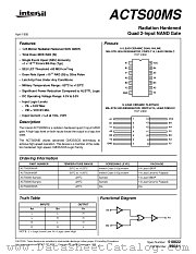 ACTS00DMSR datasheet pdf Intersil