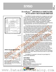 A8980CJT datasheet pdf Allegro MicroSystems