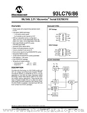 93LC66B-IP datasheet pdf Microchip