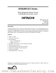 HM628512CLRRI-7 datasheet pdf Hitachi Semiconductor