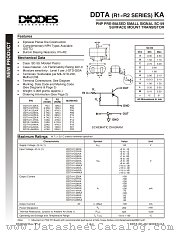DDTA144VKA-7 datasheet pdf Diodes