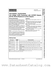LVT162245 datasheet pdf Fairchild Semiconductor