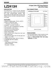 LZ2413 datasheet pdf SHARP