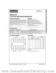 DM74LS151N datasheet pdf Fairchild Semiconductor