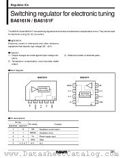 BA6161F datasheet pdf ROHM