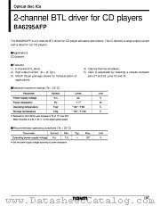 BA6295 datasheet pdf ROHM