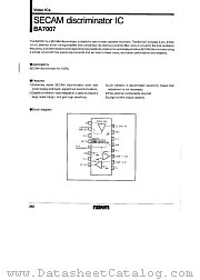 BA7007 datasheet pdf ROHM