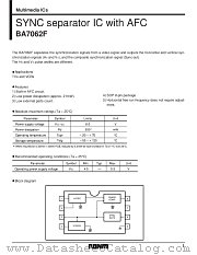 BA7062 datasheet pdf ROHM