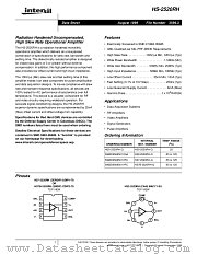 HS7B-2520RH-Q datasheet pdf Intersil
