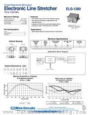 ELS-1300 datasheet pdf Mini-Circuits