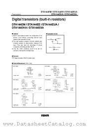 DTA144EM datasheet pdf ROHM