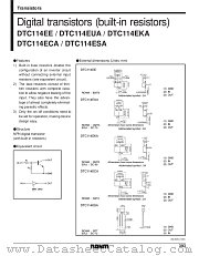 DTC114ESA datasheet pdf ROHM