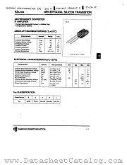 KSC184 datasheet pdf Samsung Electronic