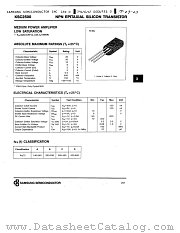 KSC2500 datasheet pdf Samsung Electronic