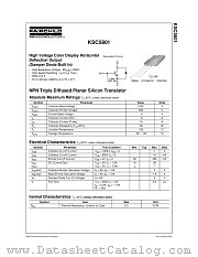 KSC5801 datasheet pdf Fairchild Semiconductor