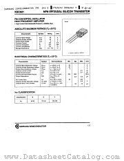 KSC921 datasheet pdf Samsung Electronic