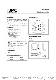 SM5165 datasheet pdf Nippon Precision Circuits Inc