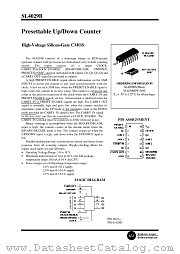 SL4029B datasheet pdf System Logic Semiconductor