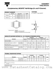 SI4500BDY-E3 datasheet pdf Vishay