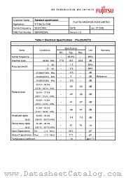 SBF0402GPL datasheet pdf Fujitsu Microelectronics