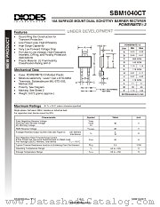 SBM1040CT-13 datasheet pdf Diodes