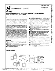 SC14425XVJG datasheet pdf National Semiconductor