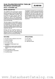 ZLNB100 datasheet pdf Zetex Semiconductors