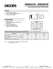 ZMM5222B datasheet pdf Diodes