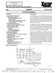 X88C64P datasheet pdf Xicor