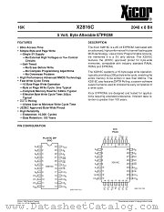 X2816CJ-12 datasheet pdf Xicor