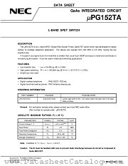 UPG152TA datasheet pdf NEC