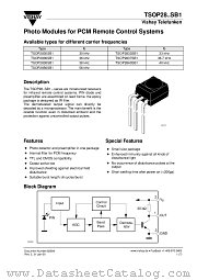 TSOP2830SB1 datasheet pdf Vishay