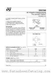 TSD57060 datasheet pdf ST Microelectronics