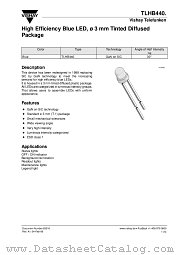 TLHB440 datasheet pdf Vishay