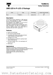 TLMB310 datasheet pdf Vishay