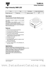 TLMD310 datasheet pdf Vishay