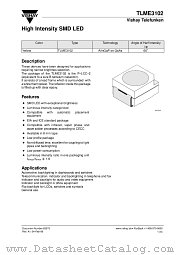 TLME3102 datasheet pdf Vishay