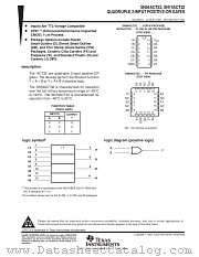 SN54ACT32W datasheet pdf Texas Instruments